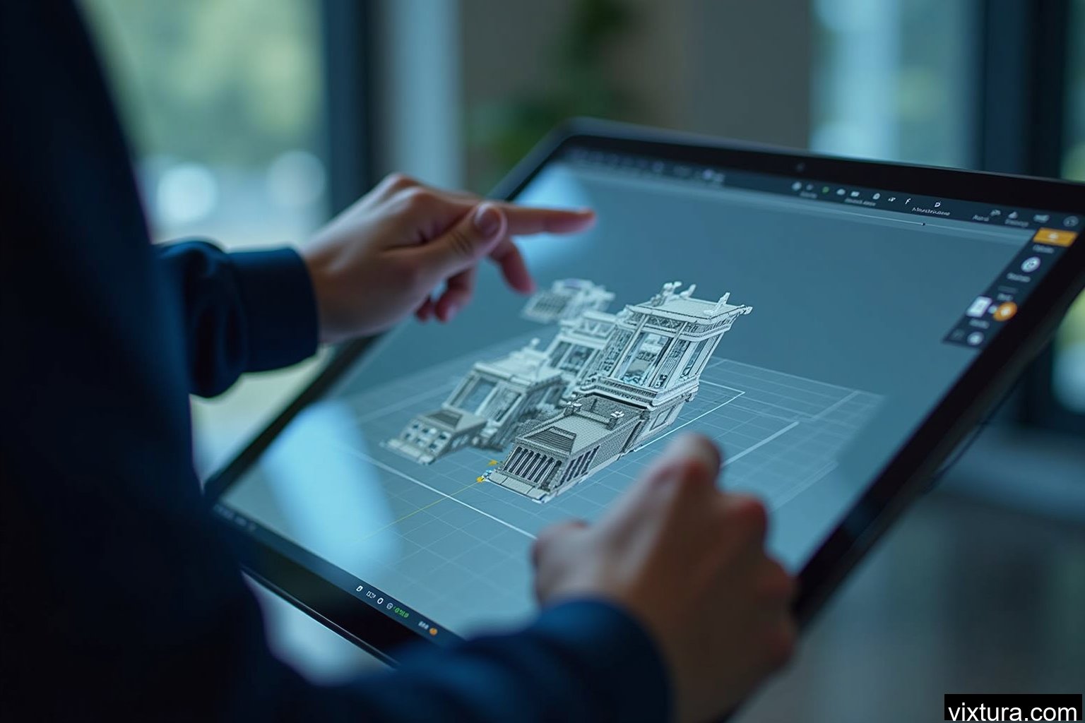 #### Title: 
"Enhancing User Experience: Design Principles Behind Vixtura.com's Intuitive Interface"